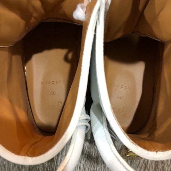 Buscemi Gold Padlock Hi-Top Sneakers - Picture 4 of 6